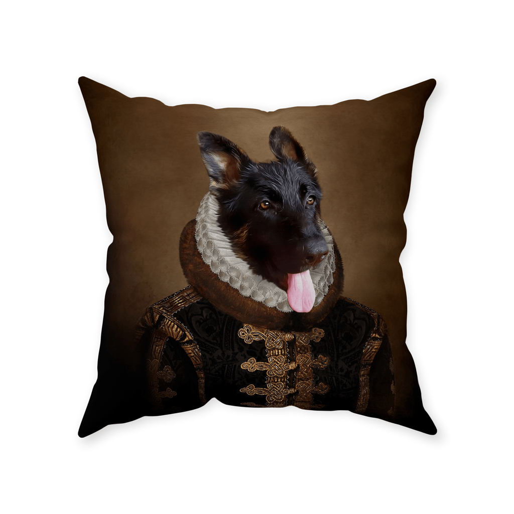&#39;The Duke&#39; Personalized Pet Throw Pillow