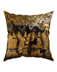 'Dog Busters' Personalized 4 Pet Throw Pillow
