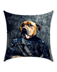 'The Navy Veteran' Personalized Pet Throw Pillow