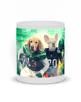 'New York Jet-Doggos' Personalized 2 Pet Mug