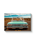 'The Lowrider' Personalized Pet Canvas