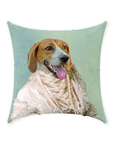 'The Pearled Dame' Personalized Pet Throw Pillow
