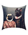 'Duke and Archduchess' Personalized 2 Pet Throw Pillow