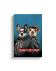 Lienzo personalizado para 2 mascotas 'Trailer Park Dogs 2'