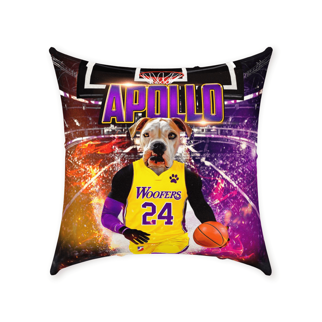 'Los Angeles Woofers' Personalized Pet Throw Pillow
