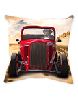 'The Hot Rod ' Personalized Pet Throw Pillow