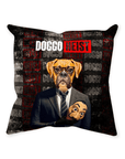 'Doggo Heist' Personalized Pet Throw Pillow