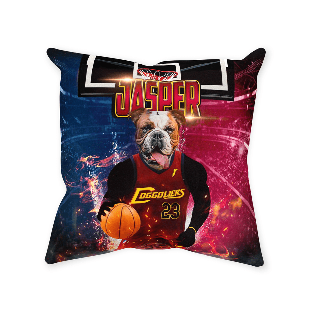 &#39;Cleveland Doggoliers&#39; Personalized Pet Throw Pillow