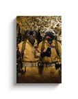 'Dog Busters' Personalized 2 Pet Canvas