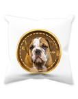 'Custom Crypto (Your Dog)' Personalized Pet Throw Pillow