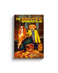 Lienzo personalizado para 2 mascotas 'The Doggies'