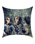 'The Army Veterans' Personalized 3 Pet Throw Pillow