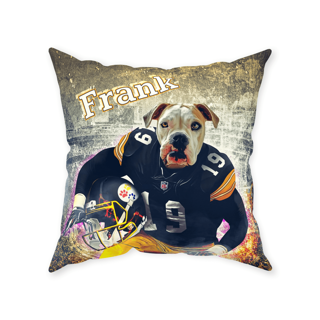 &#39;Pittsburgh Doggos&#39; Personalized Pet Throw Pillow