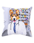 'The Pharmacist' Personalized Pet Throw Pillow