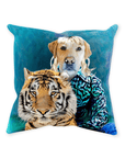 'Woofer King' Personalized Pet Throw Pillow