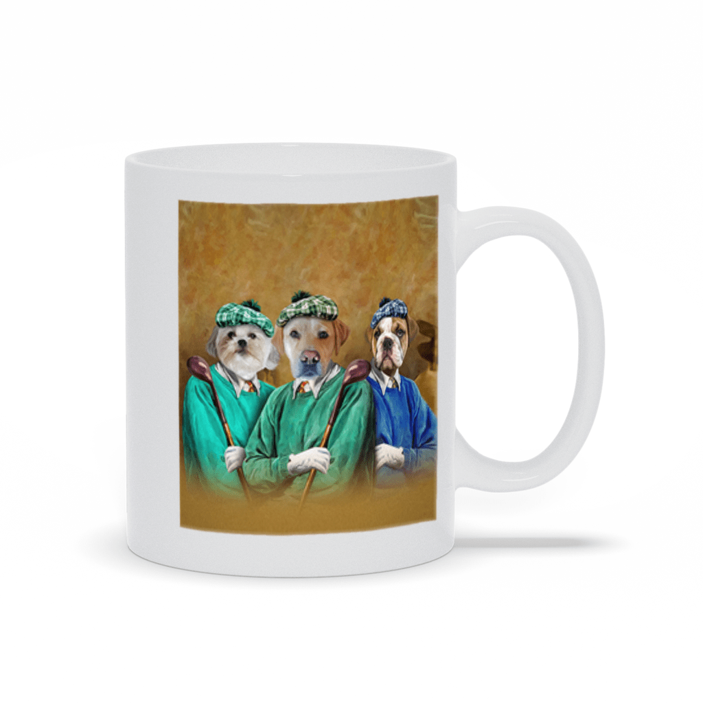 &#39;The Golfers&#39; Personalized 3 Pet Mug