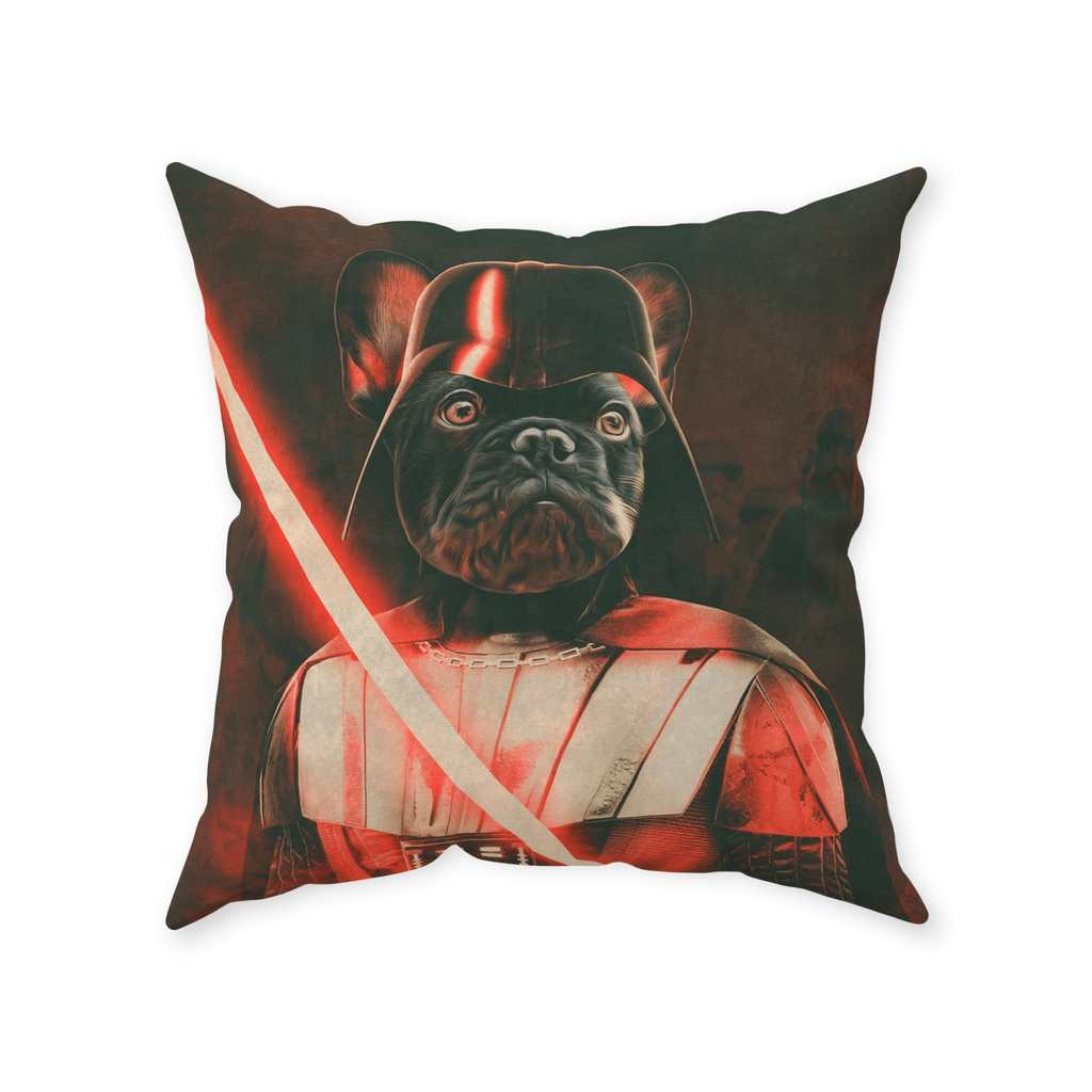&#39;Darth Woofer&#39; Personalized Pet Throw Pillow
