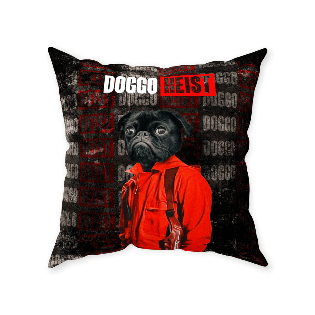 &#39;Doggo Heist 2&#39; Personalized Pet Throw Pillow