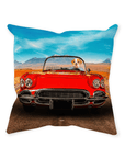 'The Classic Paw-Vette' Personalized Pet Throw Pillow
