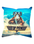 'Top Paw' Personalized Pet Throw Pillow