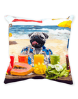 'The Beach Dog' Personalized Pet Throw Pillow