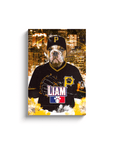 'Pittsburgh Pawrates' Personalized Pet Canvas