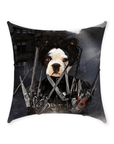 'Edward Scissorpaws' Personalized Pet Throw Pillow