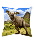'Pawasaurus Rex' Personalized Pet Throw Pillow