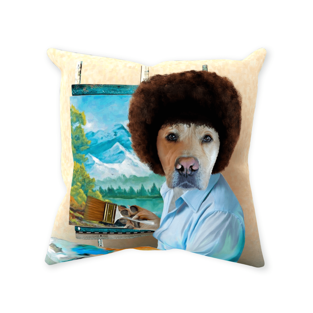 &#39;Dog Ross&#39; Personalized Pet Throw Pillow