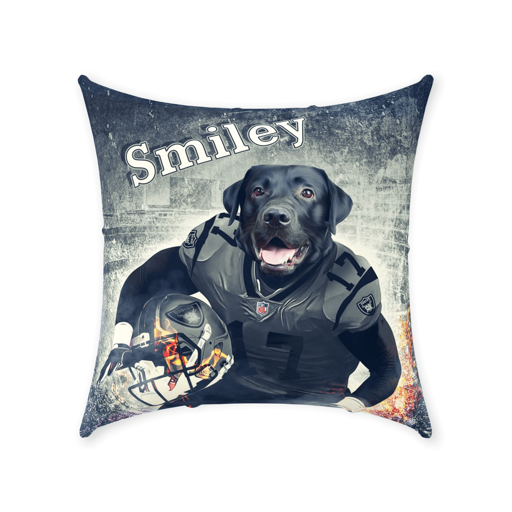 &#39;Las Vegas Doggos&#39; Personalized Pet Throw Pillow