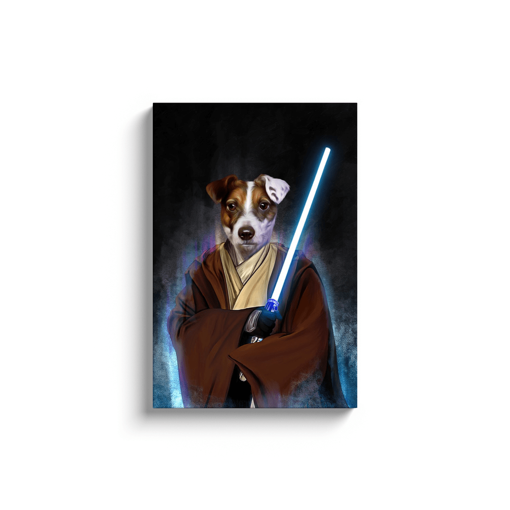 &#39;Doggo-Jedi&#39; Personalized Pet Canvas