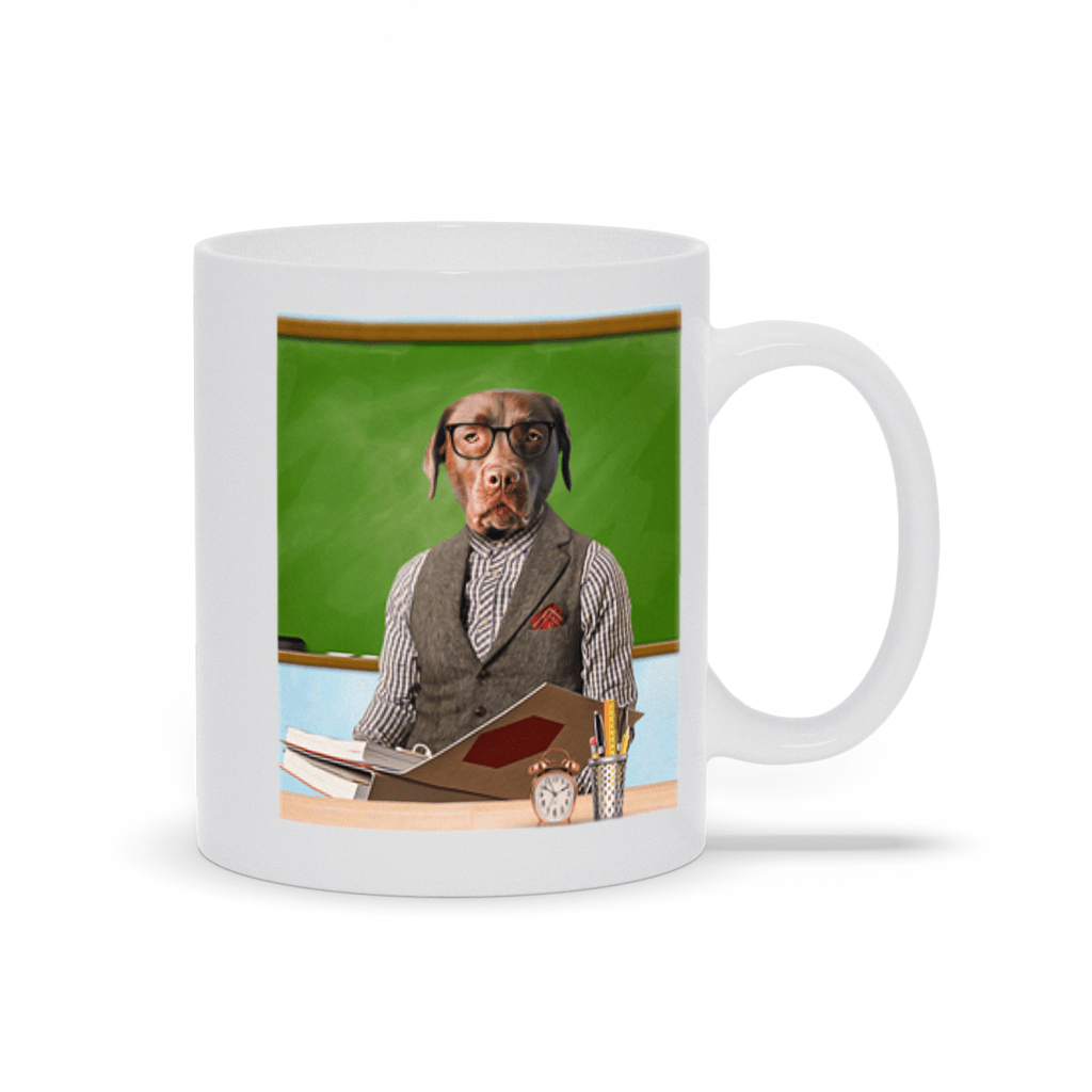 &#39;The Teacher&#39; Personalized Pet Mug