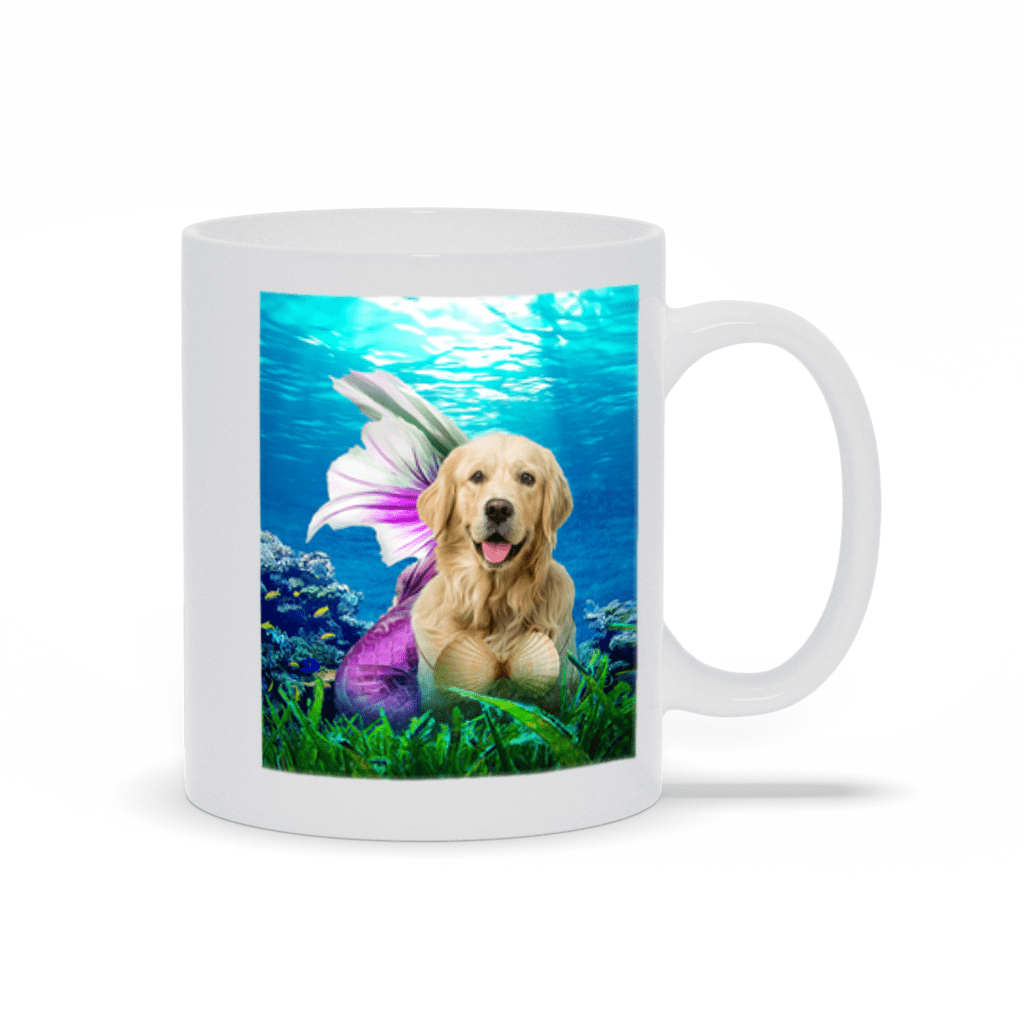 &#39;The Mermaid&#39; Personalized Pet Mug