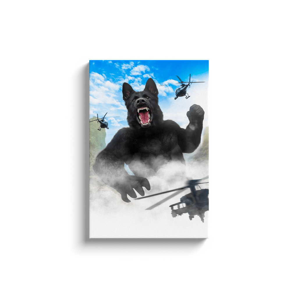&#39;Kong-Dogg&#39; Personalized Pet Canvas