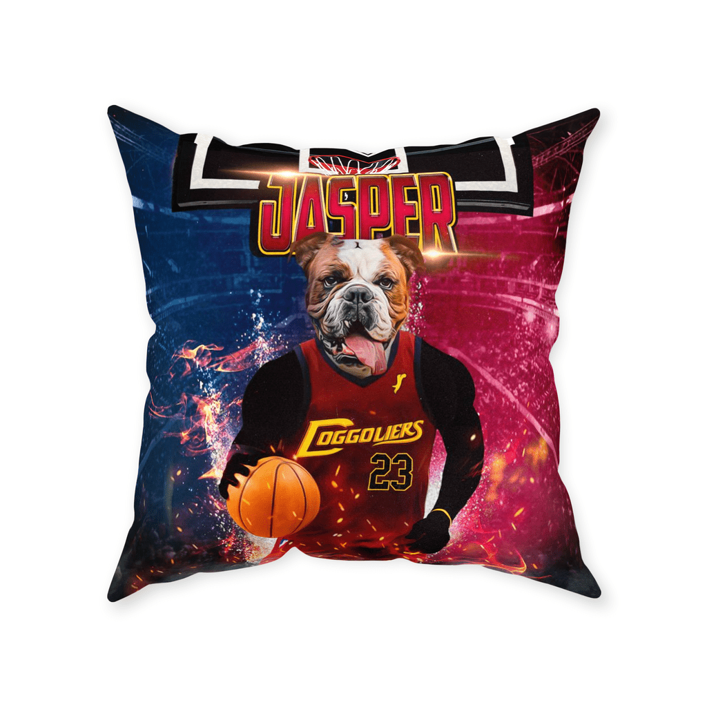 &#39;Cleveland Doggoliers&#39; Personalized Pet Throw Pillow