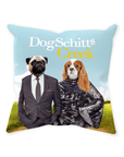 'DogSchitt's Creek' Personalized 2 Pet Throw Pillow