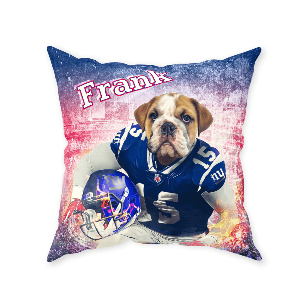 &#39;New York Doggos&#39; Personalized Pet Throw Pillow
