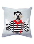 'The Mime' Personalized Pet Throw Pillow