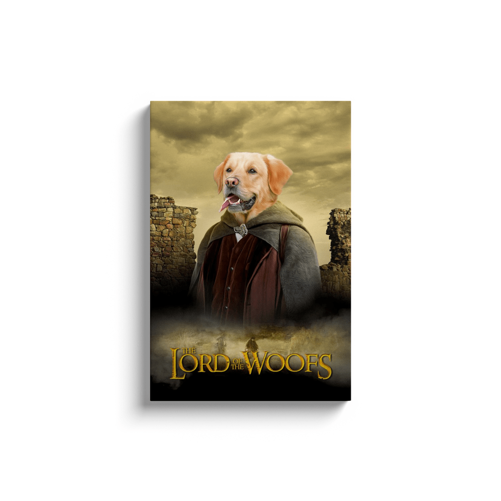 &#39;Lord Of The Woofs&#39; Personalized Pet Canvas