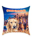 'Doggos of Chicago' Personalized Pet Throw Pillow