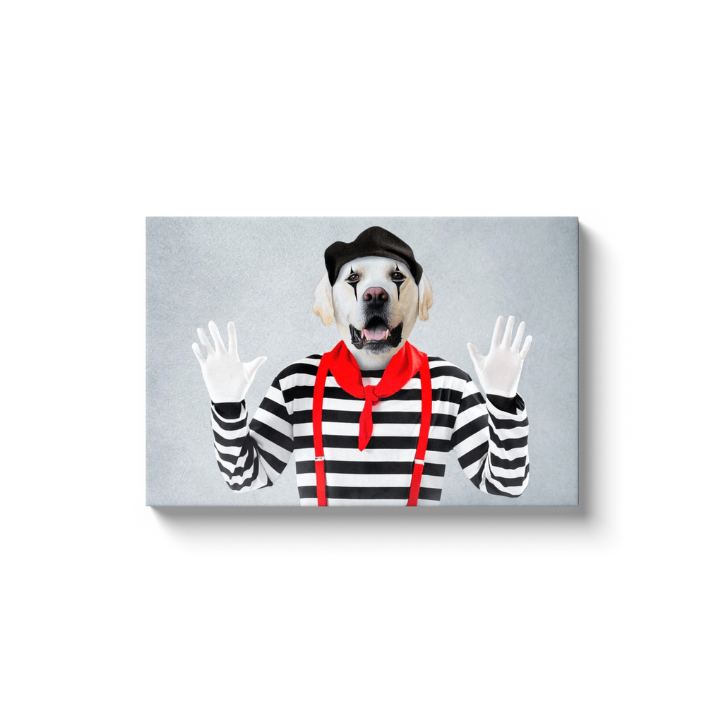 &#39;The Mime&#39; Personalized Pet Canvas
