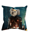 'Wonder Doggette' Personalized Pet Throw Pillow
