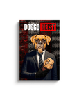 'Doggo Heist' Personalized Pet Canvas
