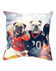 'Denver Doggos' Personalized 2 Pet Throw Pillow