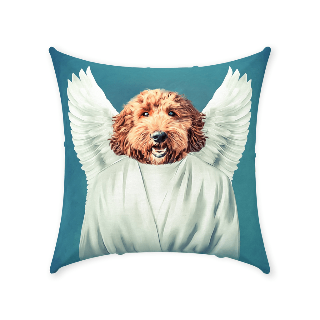 &#39;The Angel&#39; Personalized Pet Throw Pillow