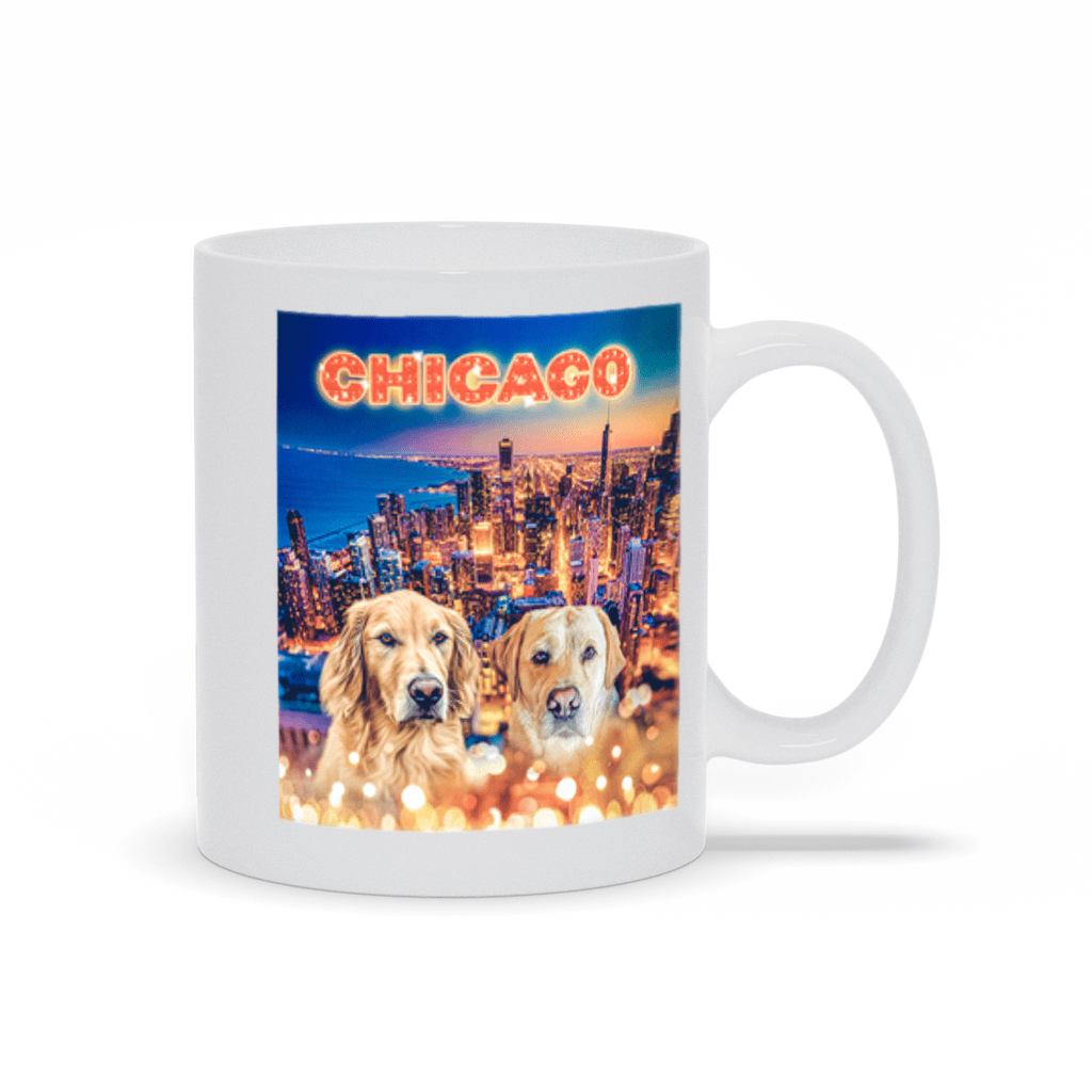 &#39;Doggos Of Chicago&#39; Personalized 2 Pet Mug