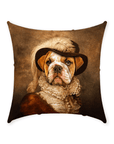 'The Feathered Dame' Personalized Pet Throw Pillow