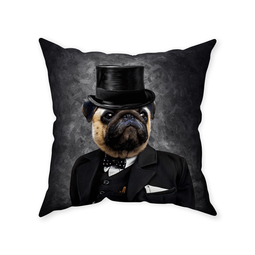 &#39;The Winston&#39; Personalized Pet Throw Pillow