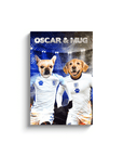 'England Doggos' Personalized 2 Pet Canvas