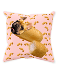 'Twinkie Doggo' Personalized Pet Throw Pillow